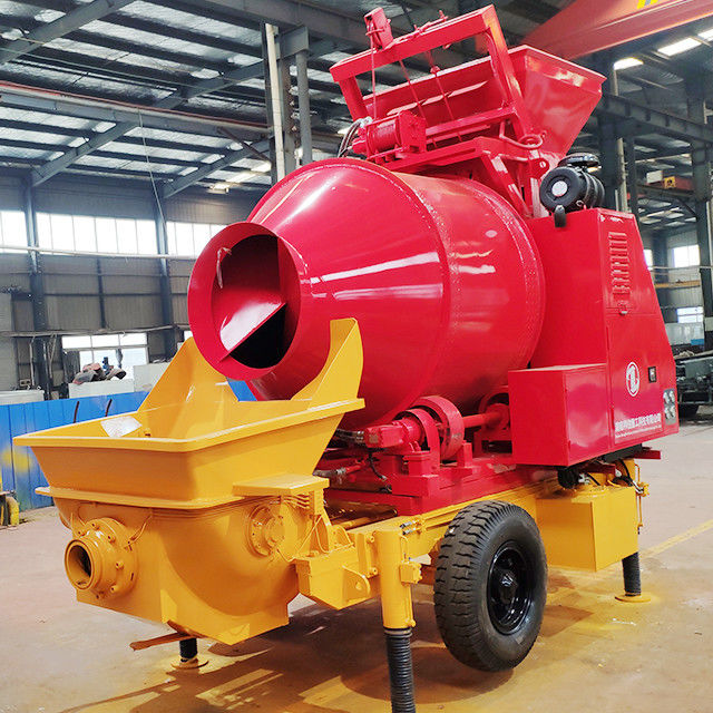 100 मीटर 40 सीबीएम / एच सीमेंट मिक्सर और पंप उच्च दक्षता लचीला