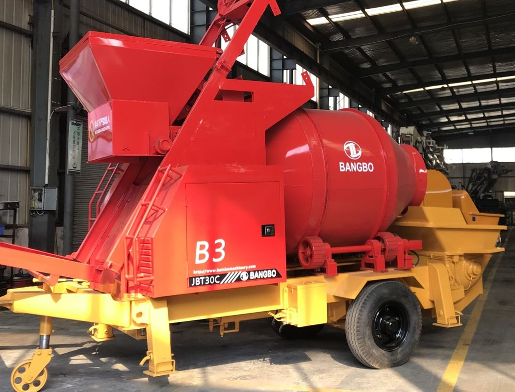 SAE प्रमाणित नई कंक्रीट पम्प क्षमता 30m3/H उच्च विश्वसनीयता