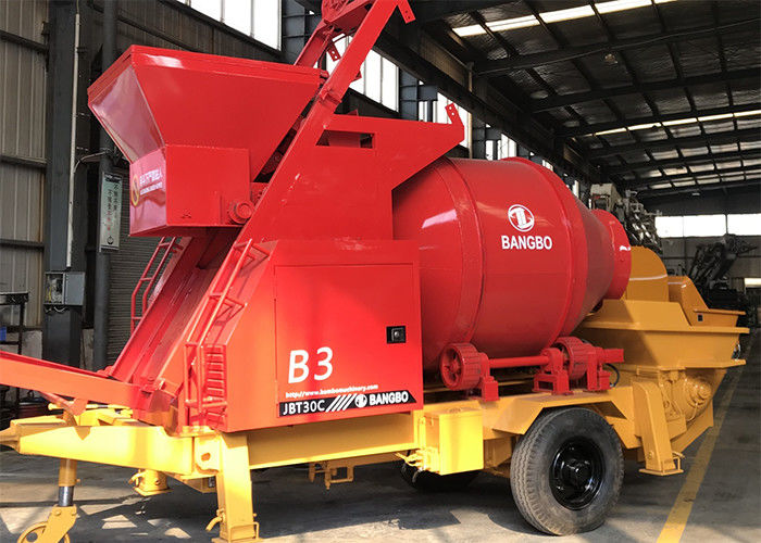 एसएई अनुमोदन 100 मीटर कंक्रीट मिक्सर और निर्माण के लिए पम्पिंग मशीन