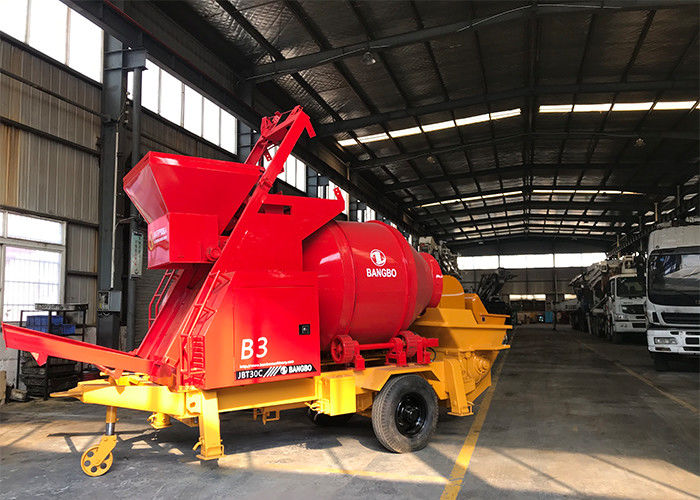 एसएई अनुमोदन 100 मीटर कंक्रीट मिक्सर और निर्माण के लिए पम्पिंग मशीन