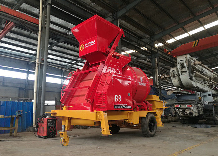 एसएई अनुमोदन 100 मीटर कंक्रीट मिक्सर और निर्माण के लिए पम्पिंग मशीन