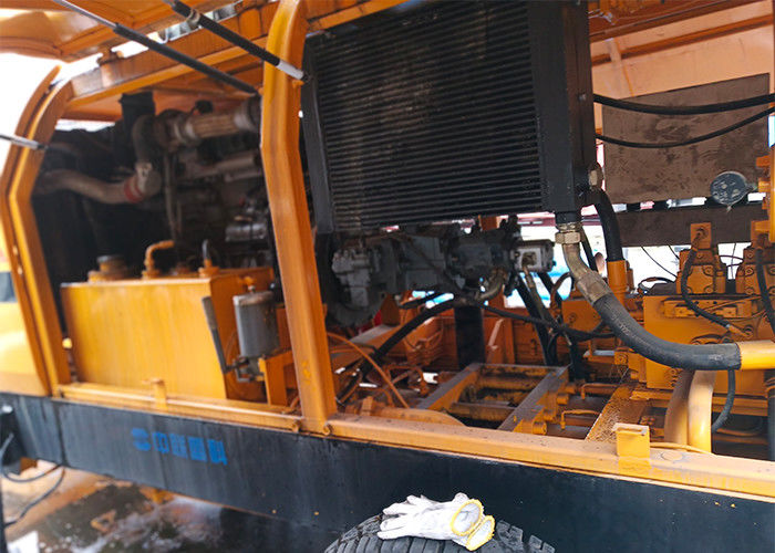 85m3 / H 174kw प्रयुक्त कंक्रीट ट्रेलर पंप इंटेलिजेंट कंट्रोल स्मॉल