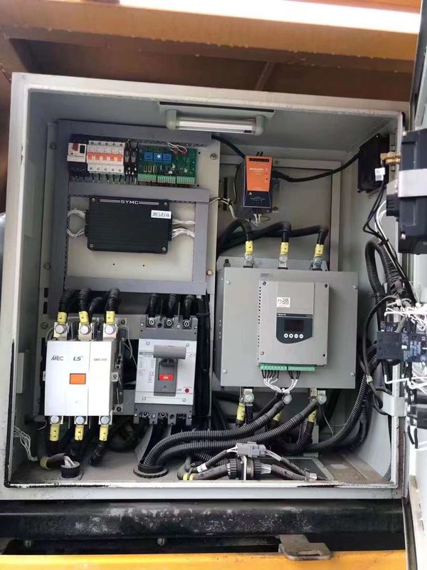 160KW 220M 80m3 / H कंक्रीट ट्रेलर पंप हाइड्रोलिक कम्यूटेशन सिस्टम का इस्तेमाल करते हैं: