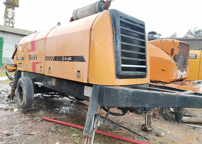 80CBM 18MPa कंक्रीट पंप छोटे पोर्टेबल रेंटल उपयोग उत्कृष्ट स्थिति