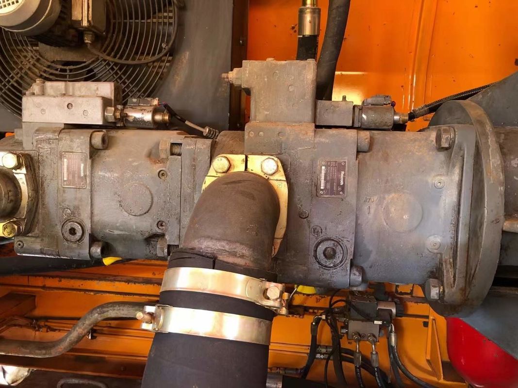 80CBM 8Mpa प्रयुक्त कंक्रीट ट्रेलर पंप इलेक्ट्रिक हाइड्रोलिक स्टेशनरी