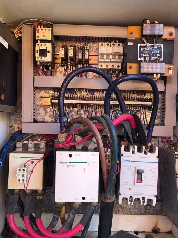 80CBM 8Mpa प्रयुक्त कंक्रीट ट्रेलर पंप इलेक्ट्रिक हाइड्रोलिक स्टेशनरी