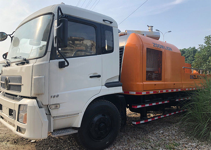 90M3 / H 14Mpa ट्रक का नवीनीकरण कंक्रीट लाइन पंप उच्च दक्षता घुड़सवार: