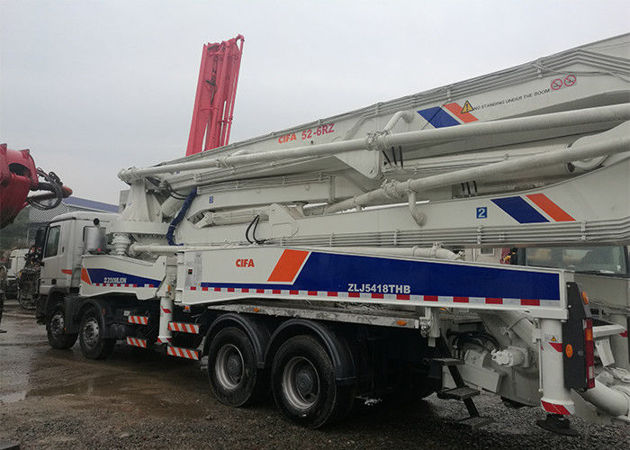 Zoomlion 300KW 50m ट्रक कंक्रीट पंप विरोधी कंपन सटीक स्थिति का इस्तेमाल किया: