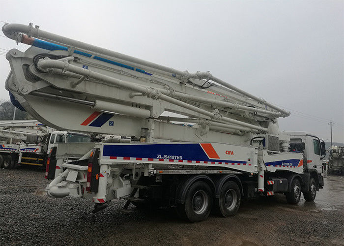 Zoomlion 300KW 50m ट्रक कंक्रीट पंप विरोधी कंपन सटीक स्थिति का इस्तेमाल किया: