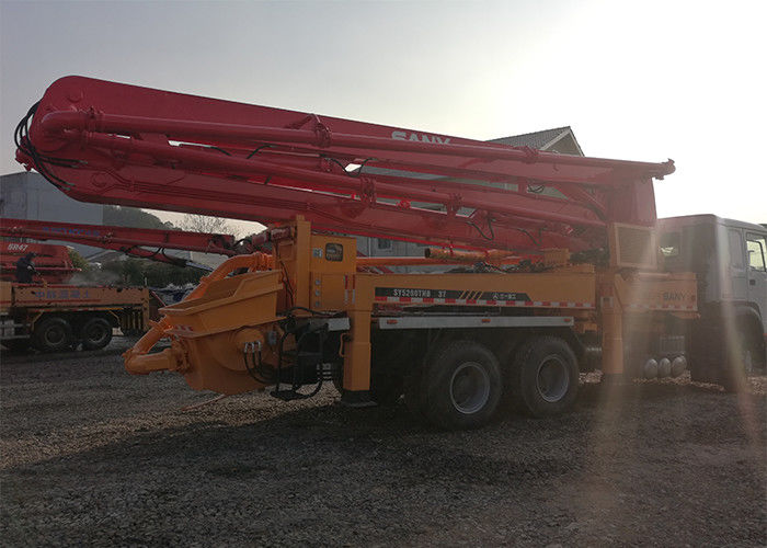 37 मीटर 273 किलोवाट प्रयुक्त ट्रक कंक्रीट पम्प, सैनी कंक्रीट पम्प 120 सीबीएम