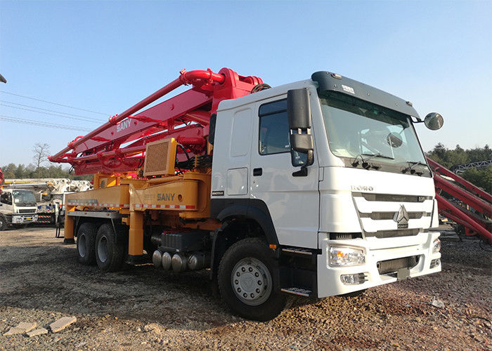 37 मीटर 273 किलोवाट प्रयुक्त ट्रक कंक्रीट पम्प, सैनी कंक्रीट पम्प 120 सीबीएम