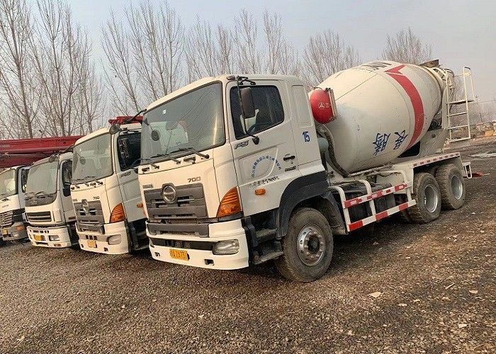 SANY 10CBM प्रयुक्त कंक्रीट मिक्सर ट्रक रिफुरिश्ड लेफ्ट हैंड ड्राइव