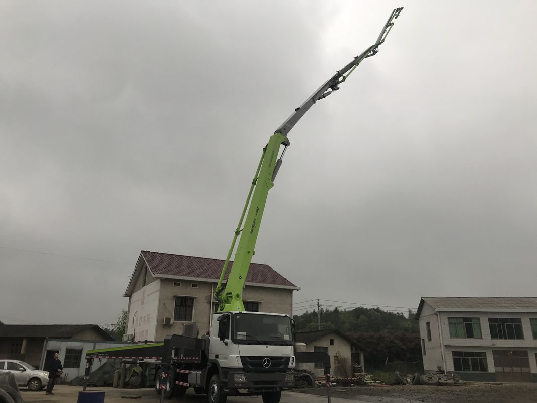 ISO90001 प्रमाणन के साथ 38 मीटर प्रयुक्त ट्रक कंक्रीट पम्प