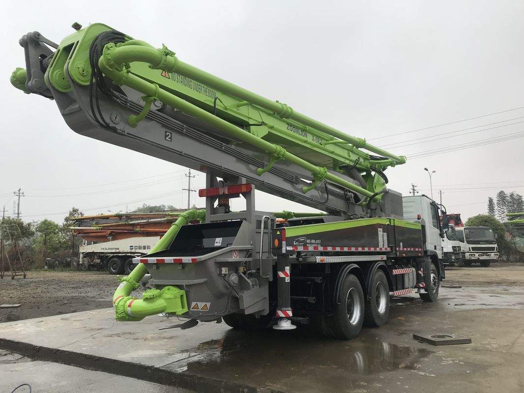 ISO90001 प्रमाणन के साथ 38 मीटर प्रयुक्त ट्रक कंक्रीट पम्प