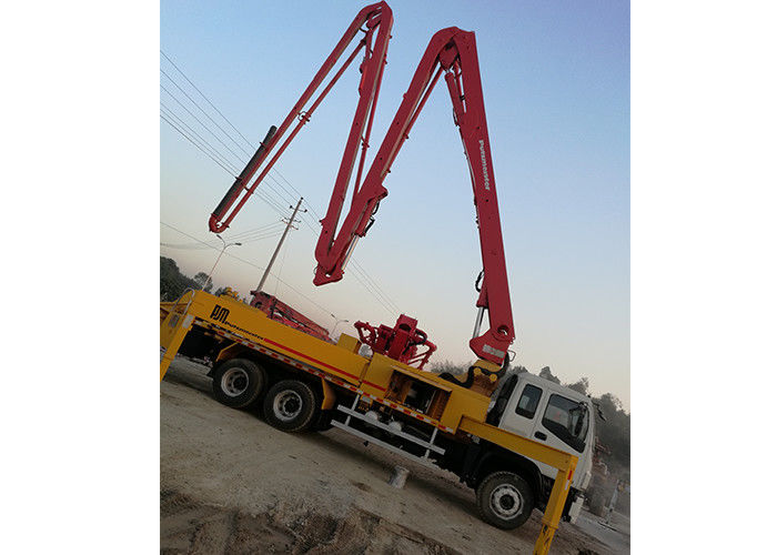 38 मीटर प्रयुक्त ट्रक कंक्रीट पम्प , Putzmeister बूम पम्प 140m3/H 265KW