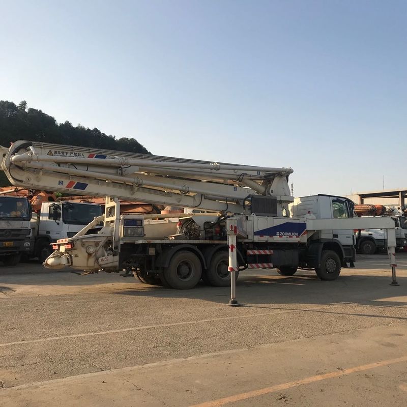 Zoomlion 120CBM 38m कंक्रीट पम्प, सीमेंट कंक्रीट पम्प 120M3/H सेकेंड हैंड