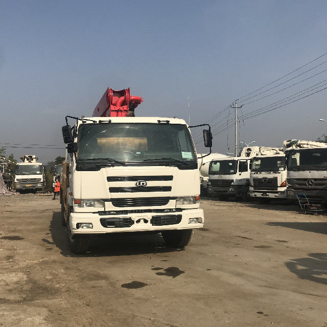 38m 140m3 / H प्रयुक्त ट्रक कंक्रीट पंप, Putzmeister बूम पंप उच्च दक्षता