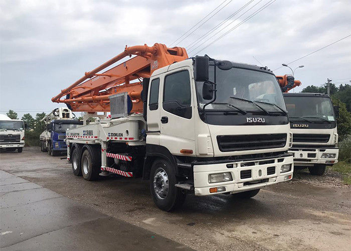 ISO90001 स्वीकृत प्रयुक्त सीमेंट ट्रक, कंक्रीट पम्पिंग ट्रक 37 मीटर