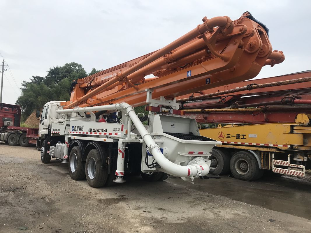 ISO90001 स्वीकृत प्रयुक्त सीमेंट ट्रक, कंक्रीट पम्पिंग ट्रक 37 मीटर