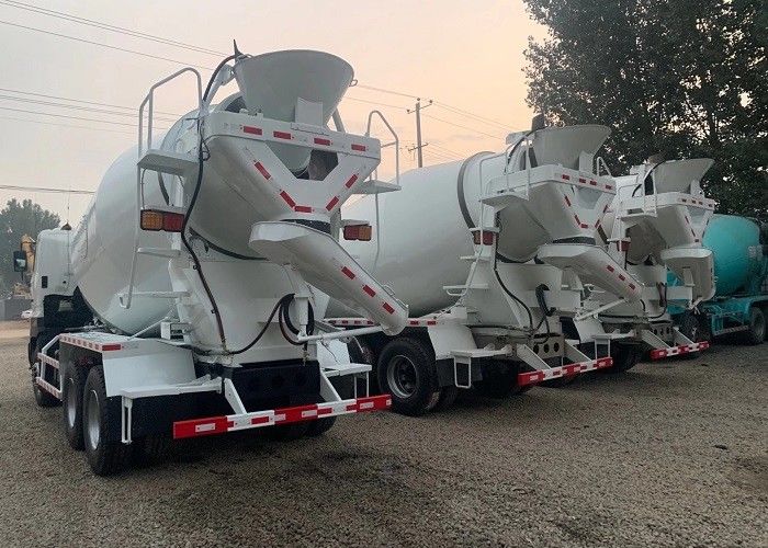 259KW 10m3 नवीनीकृत कंक्रीट मिक्सर ट्रक, सीमेंट परिवहन के लिए तैयार मिक्स कंक्रीट ट्रक