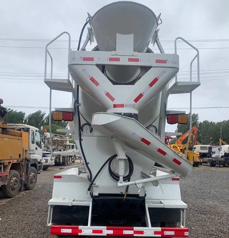 259KW 10m3 नवीनीकृत कंक्रीट मिक्सर ट्रक, सीमेंट परिवहन के लिए तैयार मिक्स कंक्रीट ट्रक