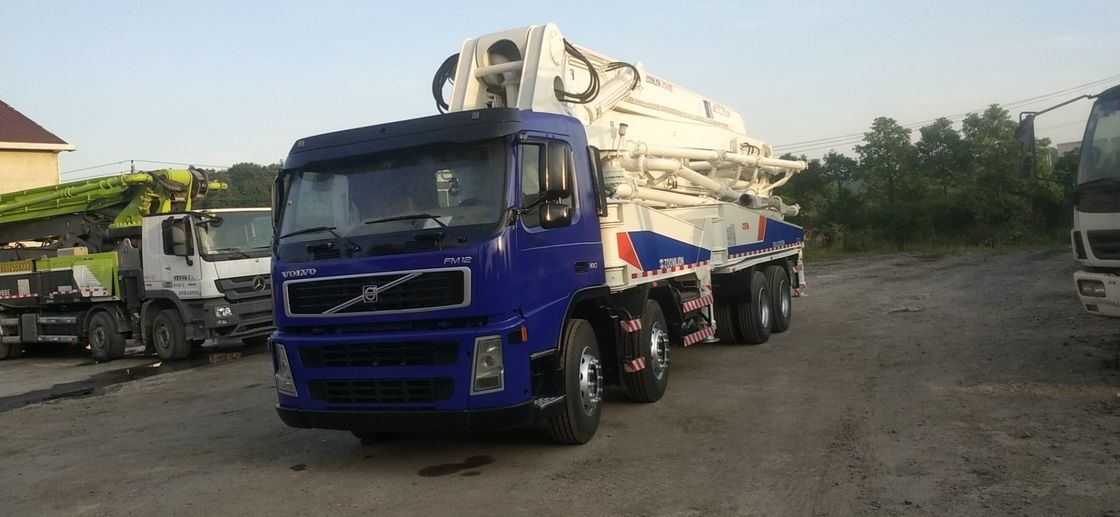 ट्रक घुड़सवार 47 मीटर कंक्रीट पंप, नवीनीकृत कंक्रीट पंप हेवी ड्यूटी