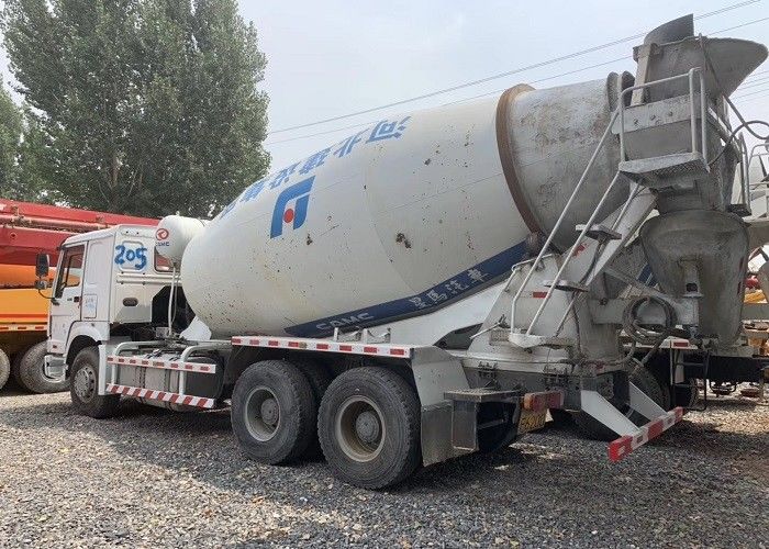 12m3 प्रयुक्त सीमेंट मिक्सर ट्रक SINOTRUCK 6x4 चेसिस अनुकूलित रंग