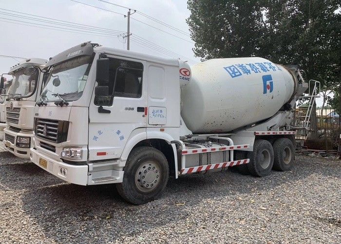 12m3 प्रयुक्त सीमेंट मिक्सर ट्रक SINOTRUCK 6x4 चेसिस अनुकूलित रंग