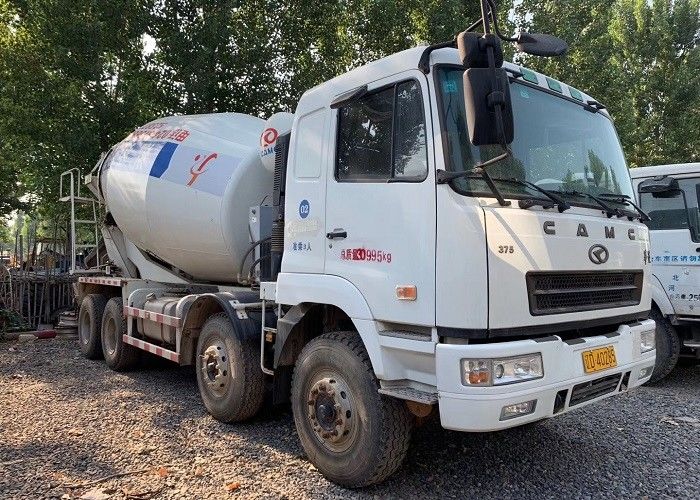 16m3 क्षमता प्रयुक्त सीमेंट डिलीवरी ट्रक CAMC 8 * 4 चेसिस सफेद रंग