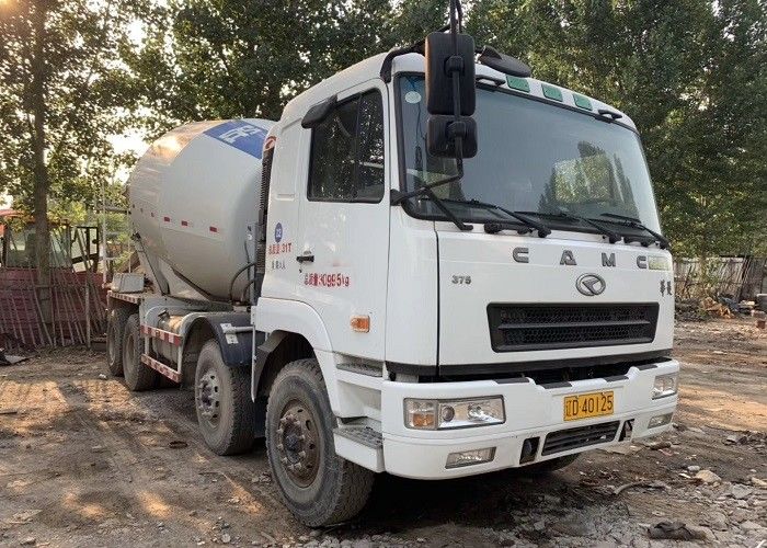 16m3 क्षमता प्रयुक्त सीमेंट डिलीवरी ट्रक CAMC 8 * 4 चेसिस सफेद रंग