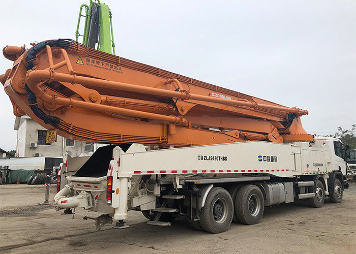52 मीटर ZLJ5430THBK कंक्रीट बूम ट्रक, सीमेंट परिवहन ट्रक