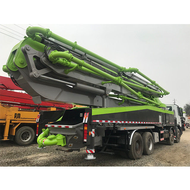 ZLJ5419THB प्रयुक्त सीमेंट ट्रक पंप ज़ूमलियन 52m हरे रंग के साथ