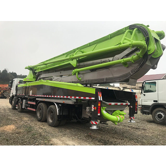 ZLJ5419THB प्रयुक्त सीमेंट ट्रक पंप ज़ूमलियन 52m हरे रंग के साथ