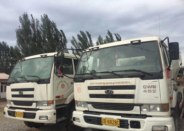 10 सीबीएम प्रयुक्त ट्रांजिट मिक्सर, प्रयुक्त निसान यूडी ट्रक उच्च परिचालन क्षमता