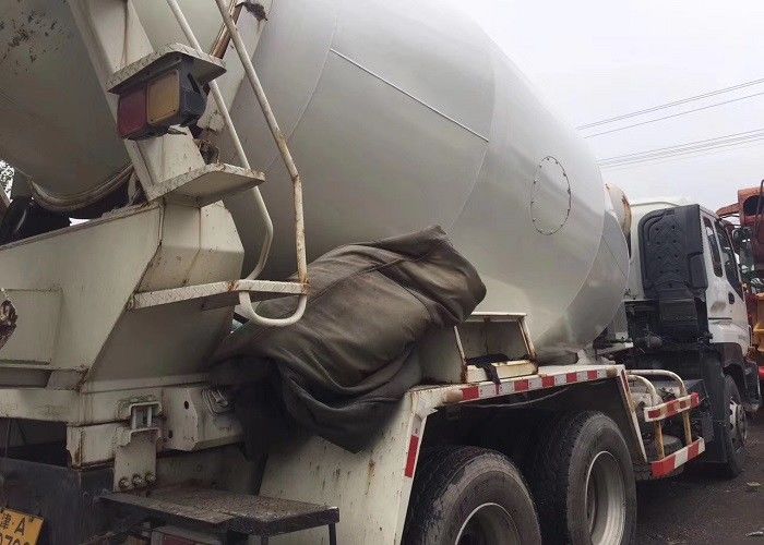 265KW 8CBM प्रयुक्त कंक्रीट मिक्सर ट्रक, ISUZU 6x4 ट्रक CXZ51L टिकाऊ