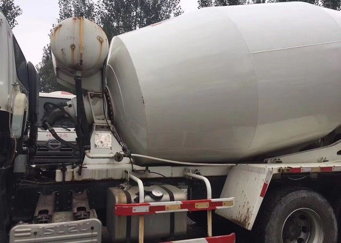 265KW 8CBM प्रयुक्त कंक्रीट मिक्सर ट्रक, ISUZU 6x4 ट्रक CXZ51L टिकाऊ