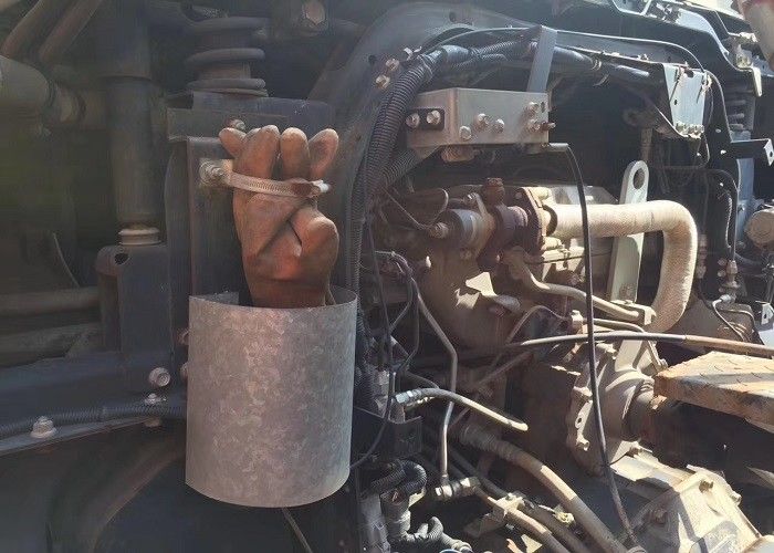 265KW 8CBM प्रयुक्त कंक्रीट मिक्सर ट्रक, ISUZU 6x4 ट्रक CXZ51L टिकाऊ