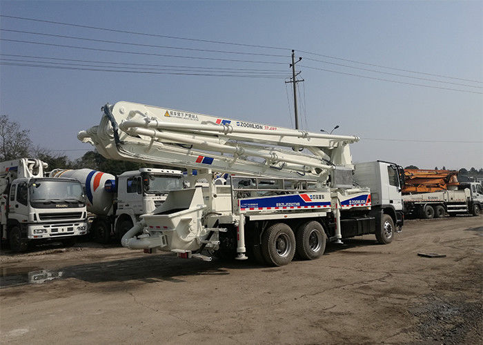 37 मीटर 290KW 120cbm / H प्रयुक्त कंक्रीट पंप निर्माण के लिए अच्छी स्थिति: