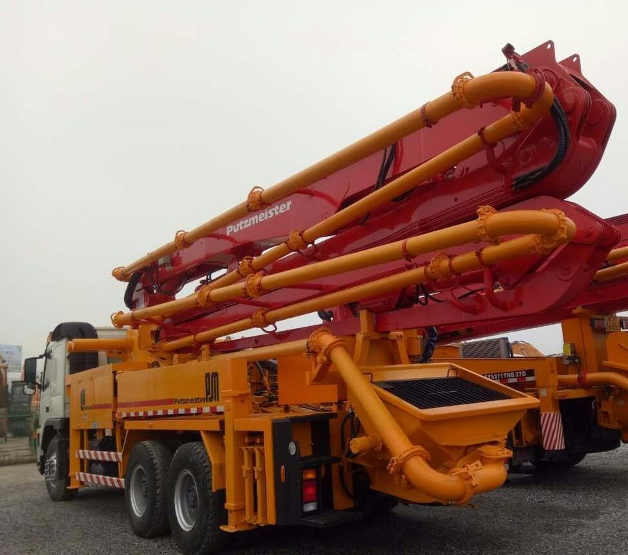 नवीनीकृत वोल्वो FM340 बेटन पंप, 36 मीटर कंक्रीट पंप SG5262THB