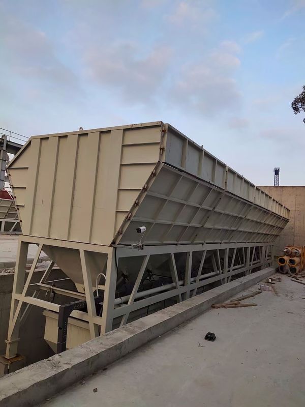 60m3 150Kw पोर्टेबल कंक्रीट बैच प्लांट उन्नत विद्युत 60m3 / H