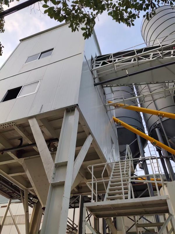 60m3 150Kw पोर्टेबल कंक्रीट बैच प्लांट उन्नत विद्युत 60m3 / H