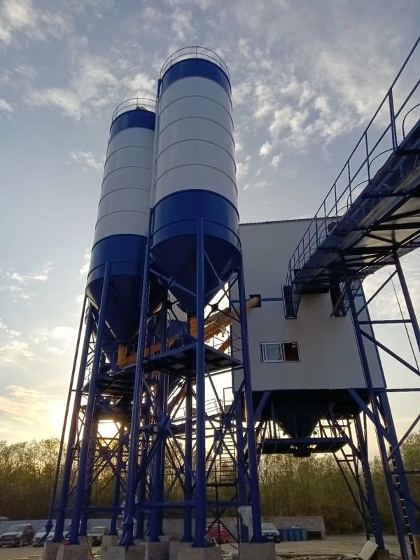 आईएसओ 9 001: 2008 25 एम 3 सीमेंट मिक्सिंग प्लांट इलेक्ट्रिक मिनी आकार अनुकूलित:
