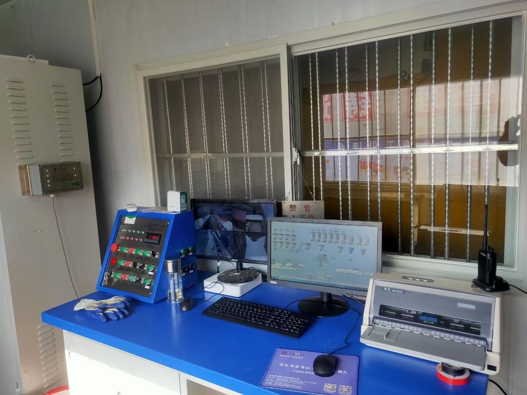 90m3 / H 185kw कंक्रीट बैचिंग प्लांट उपकरण जल संरक्षण