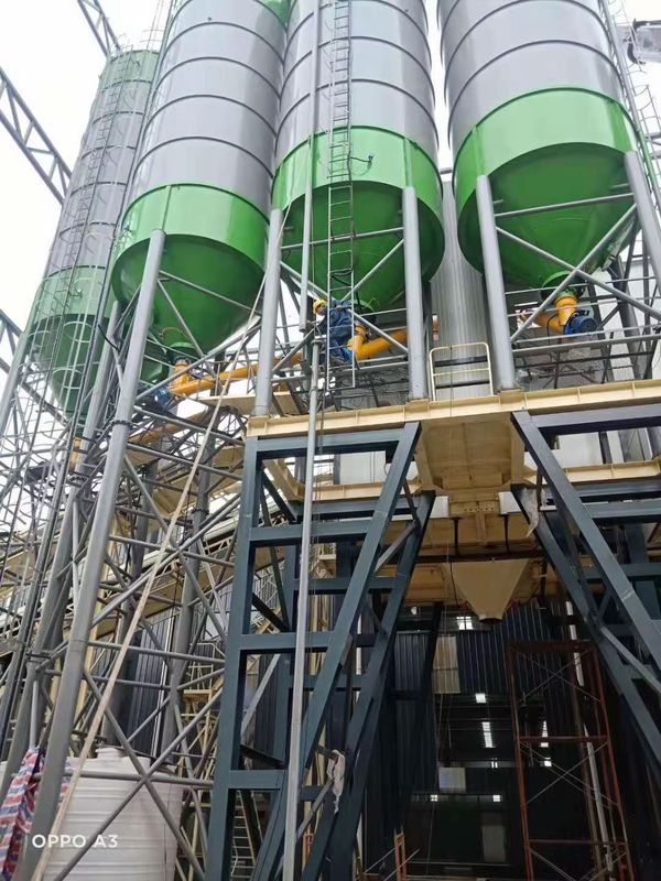 90m3 / H 185kw कंक्रीट बैचिंग प्लांट उपकरण जल संरक्षण