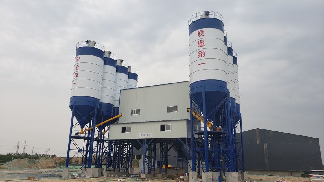 215kw पोर्टेबल कंक्रीट प्लांट