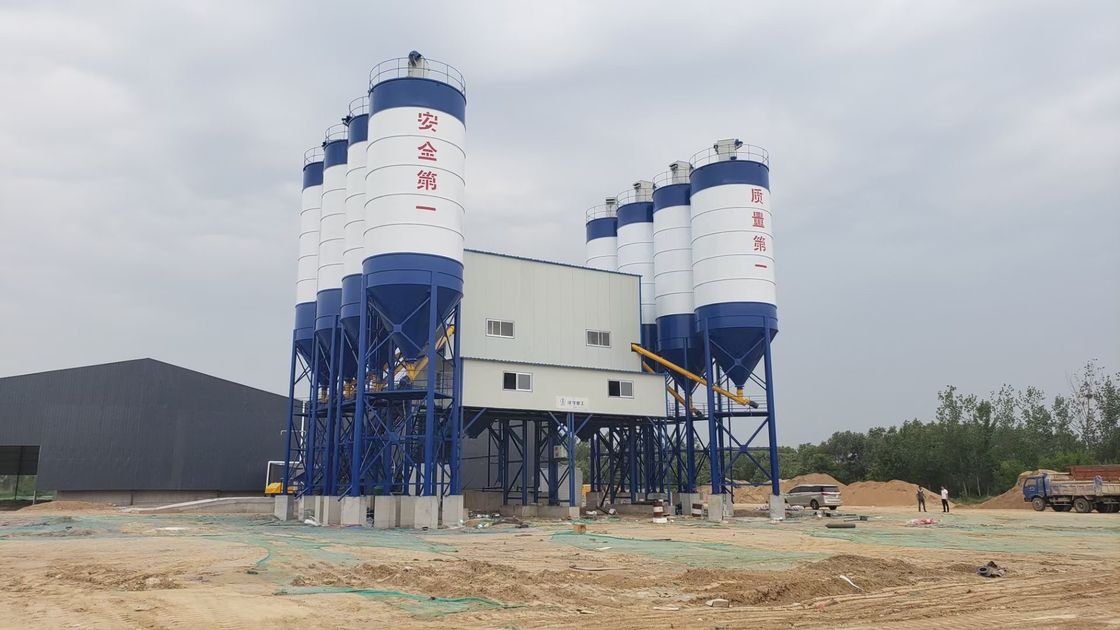 215kw पोर्टेबल कंक्रीट प्लांट