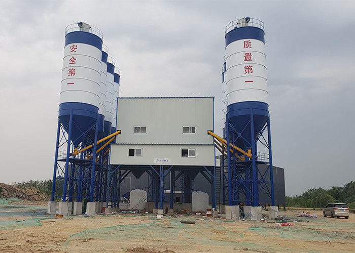 215kw पोर्टेबल कंक्रीट प्लांट