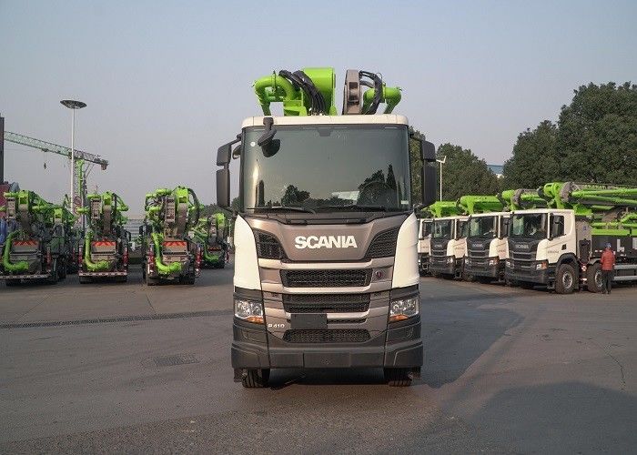 स्कैनिया न्यू कंक्रीट पम्प ट्रक हैवी ड्यूटी 3 एक्सिस बीवी स्वीकृति के साथ