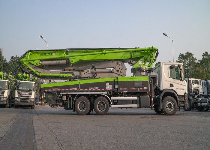 स्कैनिया न्यू कंक्रीट पम्प ट्रक हैवी ड्यूटी 3 एक्सिस बीवी स्वीकृति के साथ