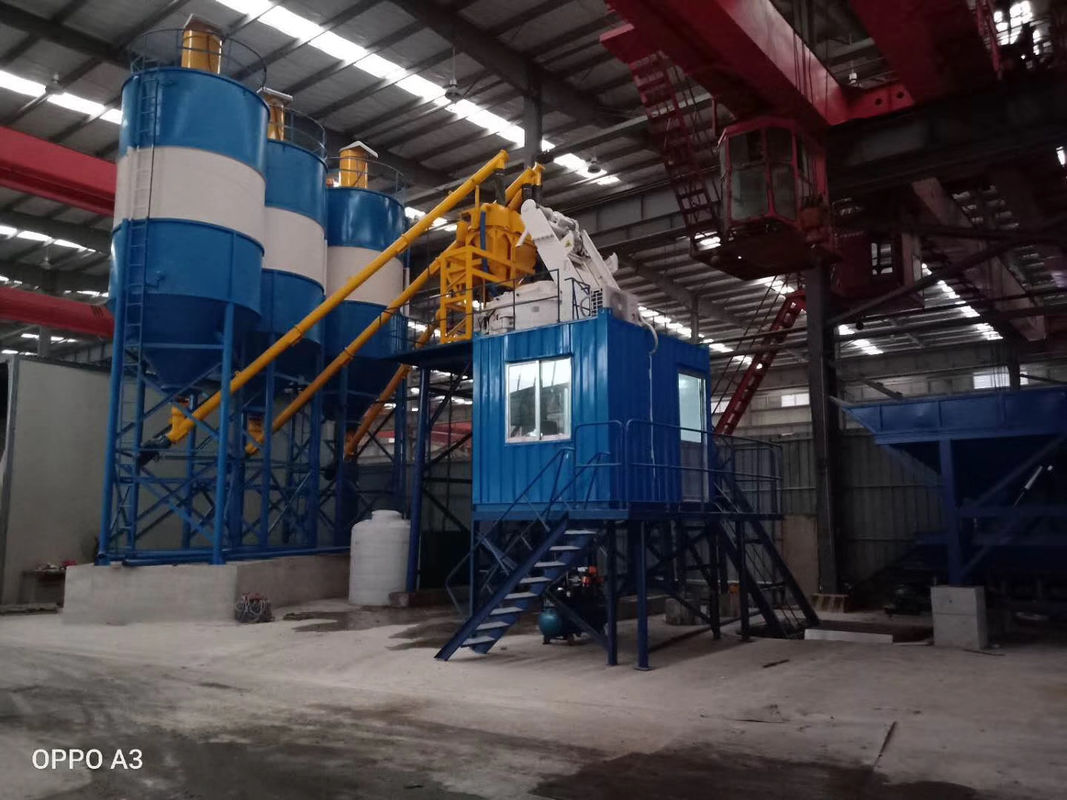 HZS75 75M3 कंक्रीट बैचिंग प्लांट मोबाइल इलेक्ट्रिक स्वचालित